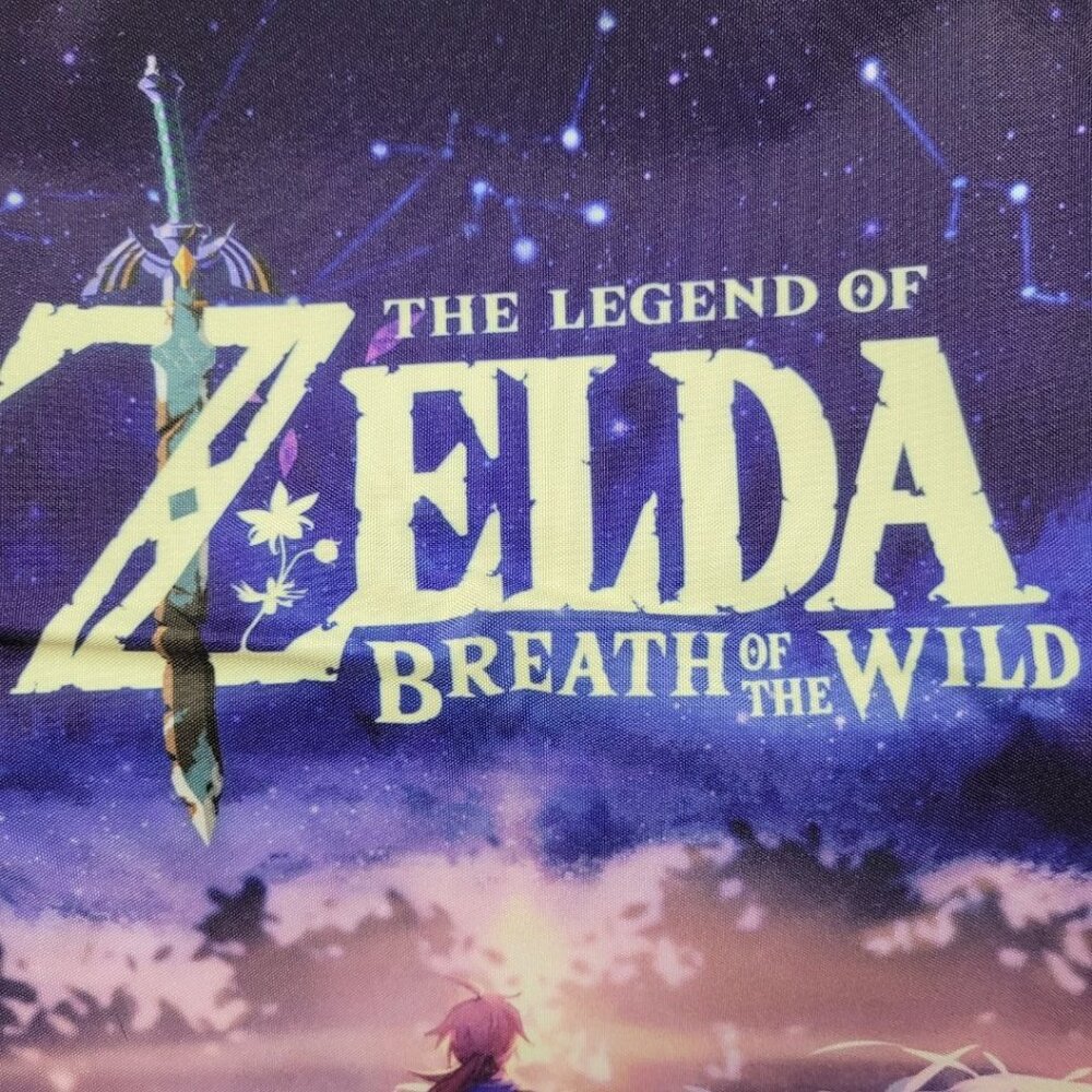 Zelda Backpack Bag School Gamer Legend Breath Sword Reflective Straps‎ - Picture 2 of 7